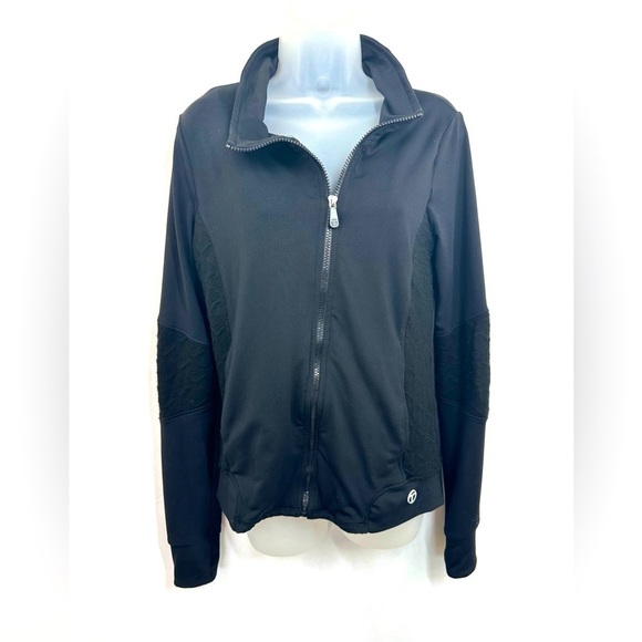 Tory Burch Sport Zip Up Lightweight Jacket Size Medium - Picture 1 of 8